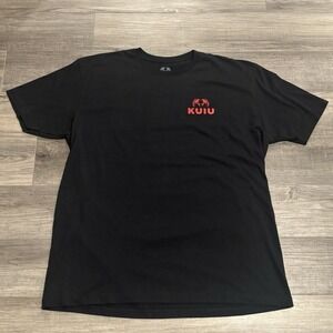 KUIU Shirt Mens 2XL Black Veterans Day American Flag Military Hunting Patriotic